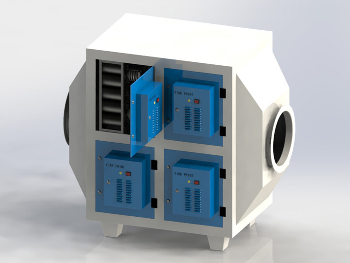 FIRE PRINT dielectric barrier discharge low temperature plasma gas processing equipment
